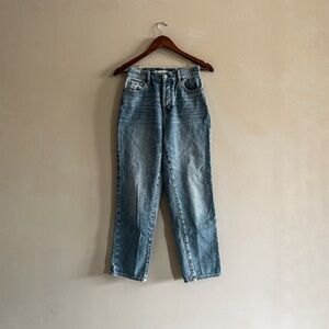 PacSun Mom High Rise Straight Jeans • Size 25/0
